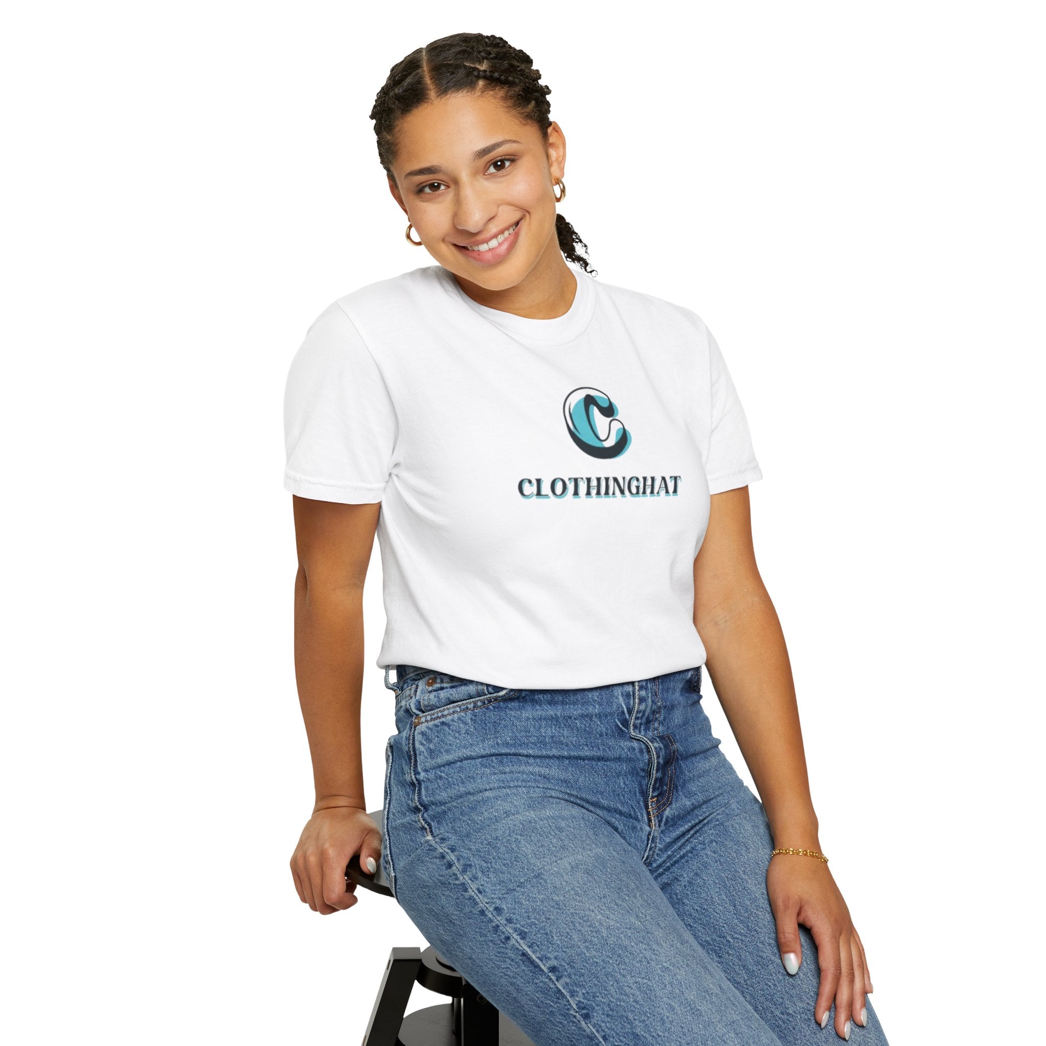 Clothinghat Logo T-Shirt — Minimalist Retro C Letter Tee